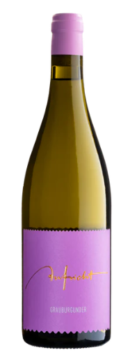 Flasche Weißwein auf weißem Grund