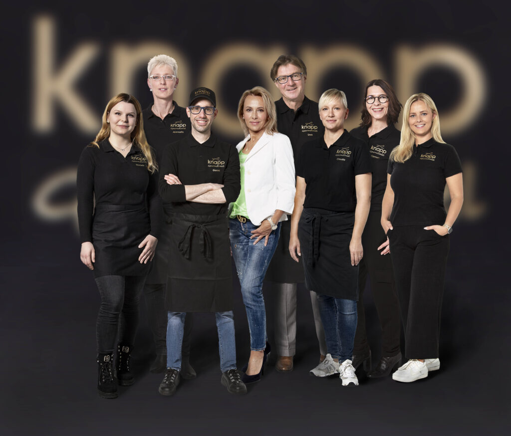 Gruppenfoto Mitarbeiter Gourmetinsel