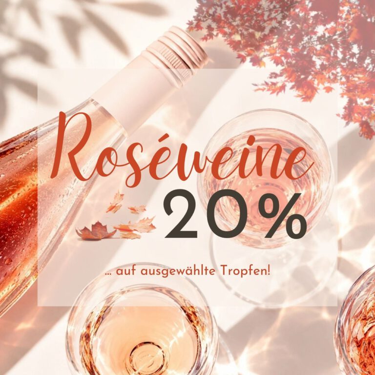 Collage Sale Roséweine 20 %
